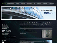 Tablet Screenshot of ambarq-estudio.com